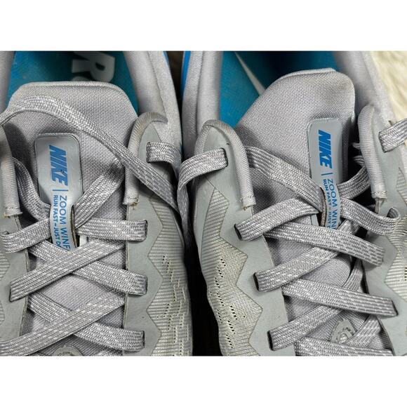 Nike Zoom Winflo 6 Shoes Mens Size 12 Gray Blue Running Sneakers AQ7497-012 - Picture 6 of 9